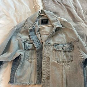 Abercrombie & Fitch Light Blue Jean Jacket
